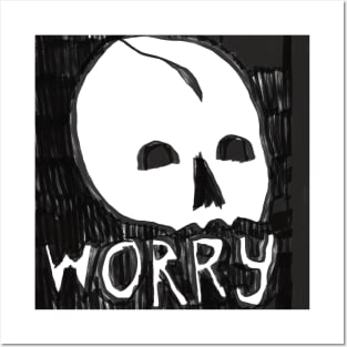 worry Posters and Art